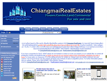 Tablet Screenshot of chiangmairealestates.com